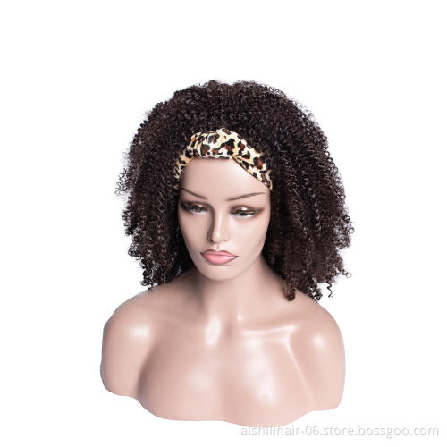headband wigs  for black woman curly headband wig headband synthetic wig